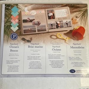 Creative Memories Ocean's breeze Photo Mounting Paper 10 x 12